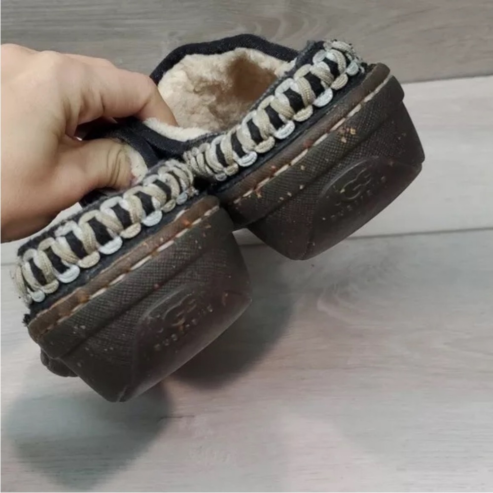 Ugg Australia Women Kohala Shearling SlippeComfort 5177 Leather Mules shoes sz 6 - Picture 6 of 9